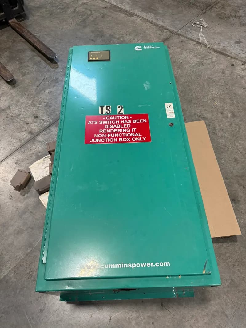 Cummins 800 Amp Transfer Switch