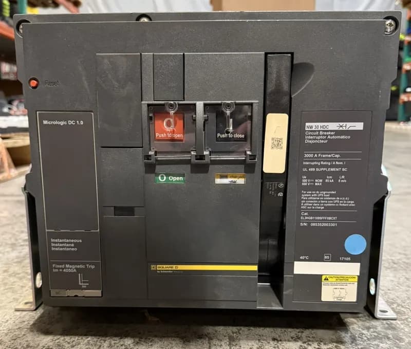 Square D NW-30 3000 Amp Breaker
